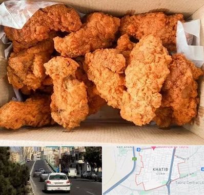 مرغ سوخاری در خطیب تبریز