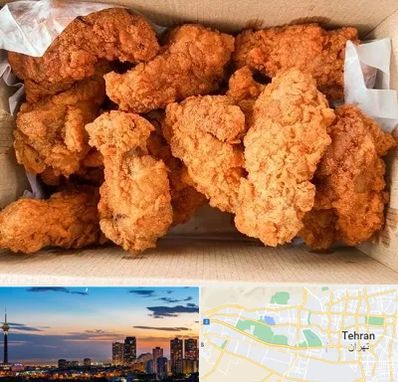 مرغ سوخاری در غرب تهران 