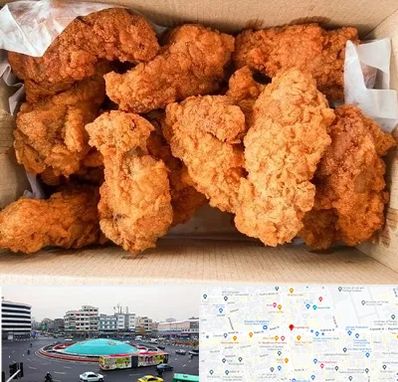 مرغ سوخاری در میدان انقلاب