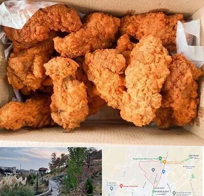 مرغ سوخاری در باغستان کرج