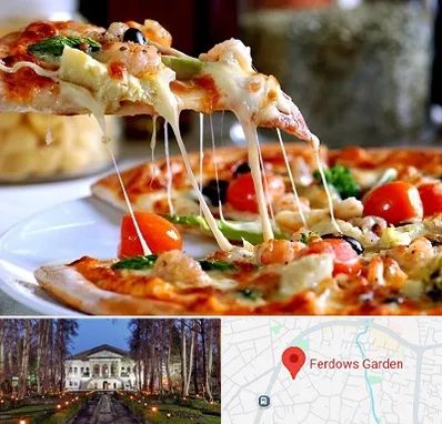 پیتزا در باغ فردوس