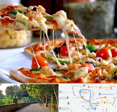 پیتزا در فلکه گاز رشت
