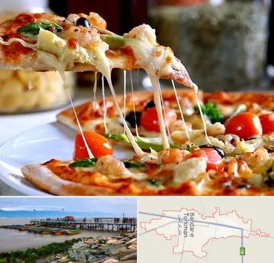 پیتزا در بندر ترکمن