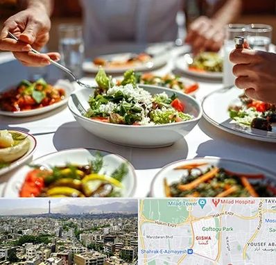 رستوران رژیمی در گیشا 