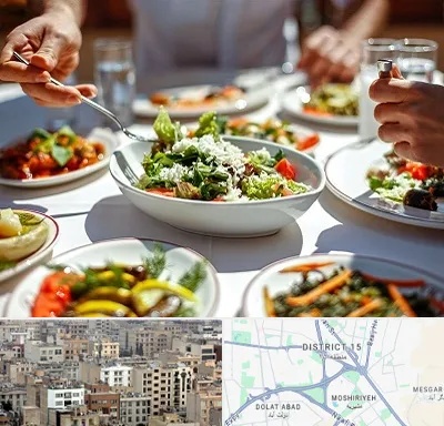 رستوران رژیمی در جنوب شرق تهران