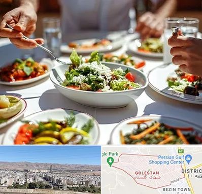 رستوران رژیمی در شهرک گلستان شیراز