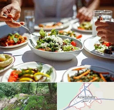 رستوران رژیمی در آزادشهر