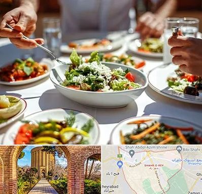 رستوران رژیمی در شهر ری