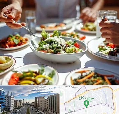 رستوران رژیمی در سعادت آباد 