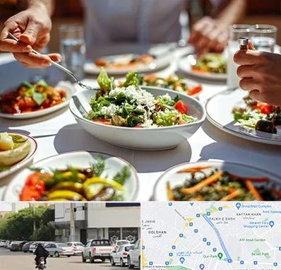 رستوران رژیمی در قدوسی شرقی شیراز