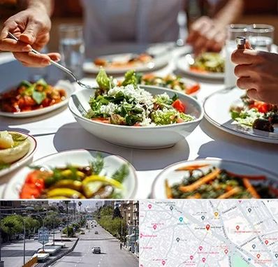 رستوران رژیمی در خیابان زند شیراز