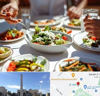 رستوران رژیمی در فلکه گاز شیراز