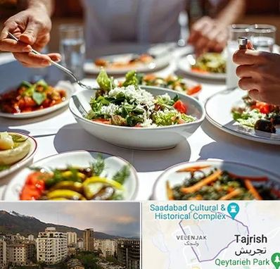 رستوران رژیمی در زعفرانیه 