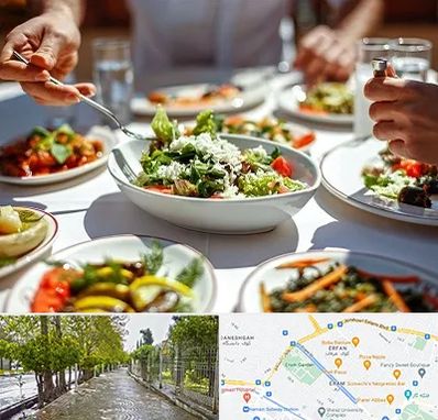 رستوران رژیمی در خیابان ارم شیراز