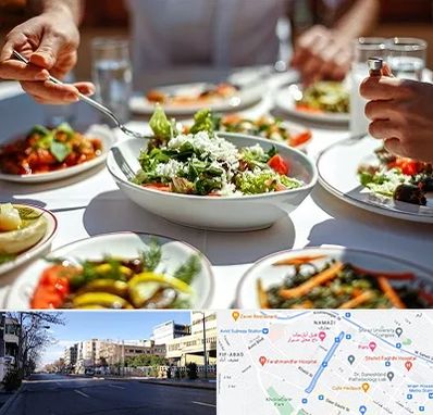 رستوران رژیمی در خیابان ملاصدرا شیراز