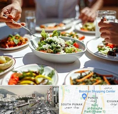 رستوران رژیمی در پونک 