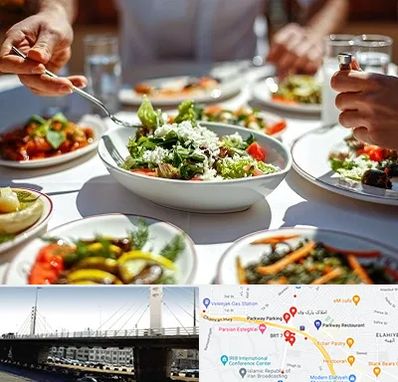 رستوران رژیمی در پارک وی