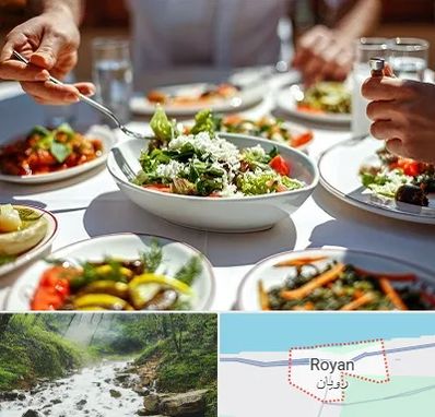 رستوران رژیمی در رویان