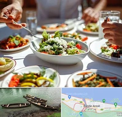 رستوران رژیمی در بندر انزلی