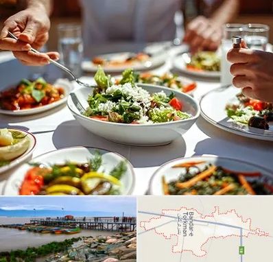 رستوران رژیمی در بندر ترکمن