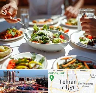 رستوران رژیمی در صادقیه 