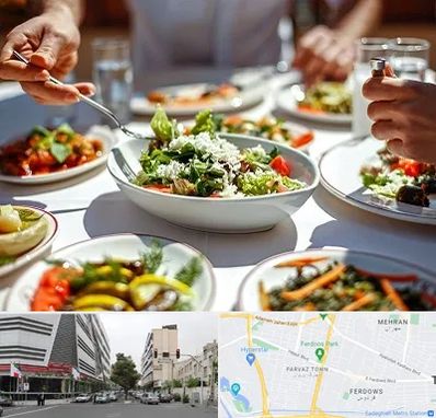 رستوران رژیمی در بلوار فردوس 