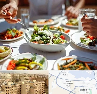 رستوران رژیمی در جنوب غرب تهران