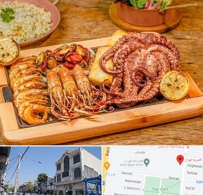 رستوران دریایی در افسریه 