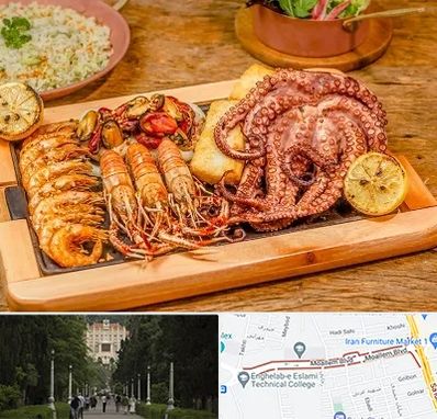 رستوران دریایی در بلوار معلم رشت