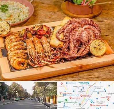 رستوران دریایی در شریعتی 