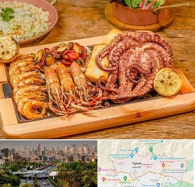 رستوران دریایی در منطقه 1 تهران