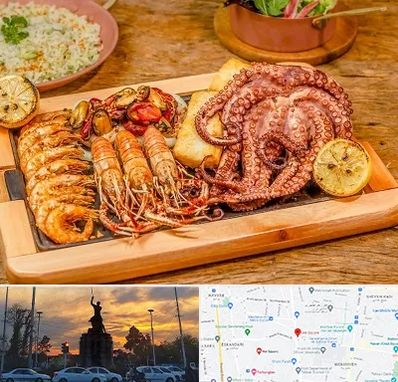 رستوران دریایی در میدان حر