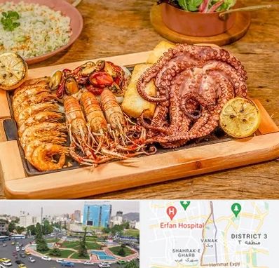 رستوران دریایی در ونک 