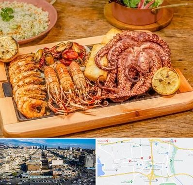 رستوران دریایی در شهرک راه آهن