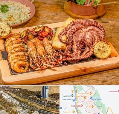 رستوران دریایی در خیابان نیایش شیراز