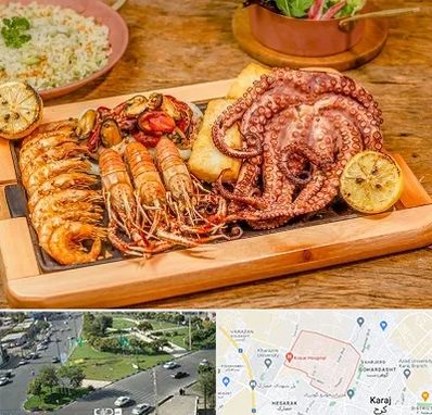 رستوران دریایی در شاهین ویلا کرج