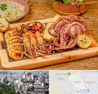 رستوران دریایی در ولنجک 