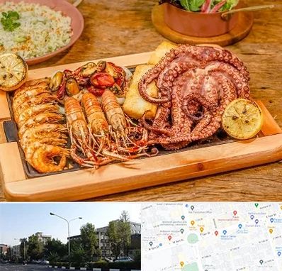 رستوران دریایی در میدان کاج