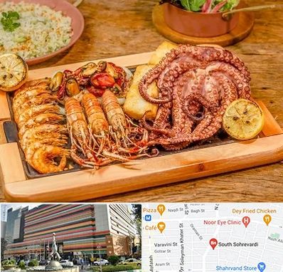 رستوران دریایی در سهروردی 