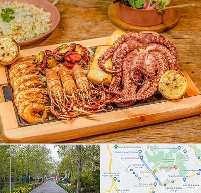 رستوران دریایی در قدوسی غربی شیراز