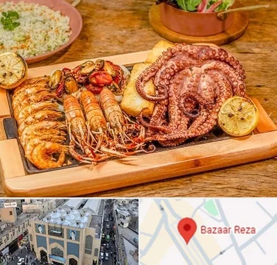 رستوران دریایی در بازار رضا مشهد
