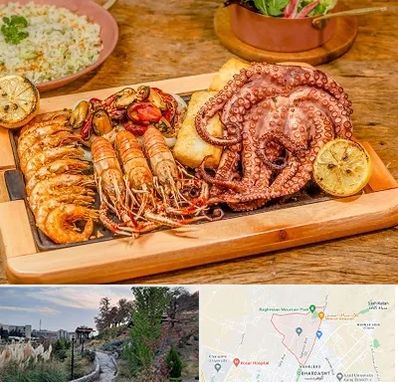 رستوران دریایی در باغستان کرج