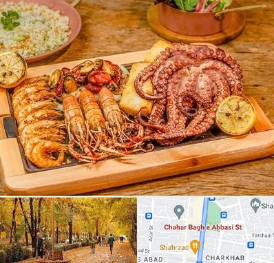 رستوران دریایی در چهارباغ اصفهان