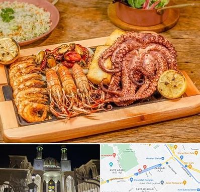 رستوران دریایی در زرگری شیراز