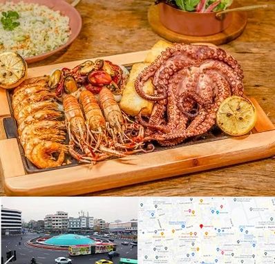 رستوران دریایی در میدان انقلاب