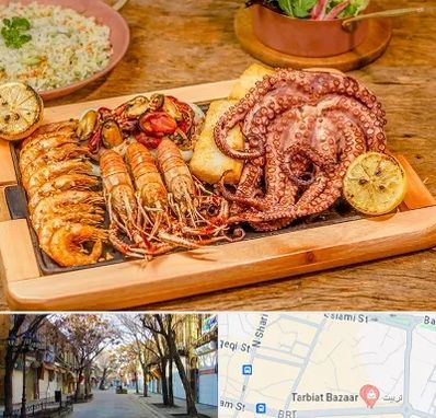 رستوران دریایی در تربیت تبریز