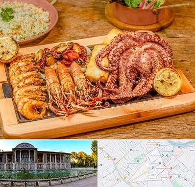 رستوران دریایی در عفیف آباد شیراز