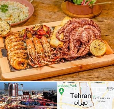 رستوران دریایی در صادقیه 