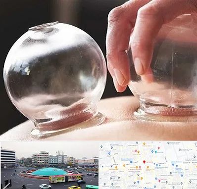 مرکز حجامت در میدان انقلاب