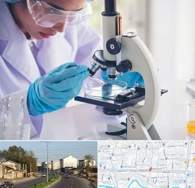 آزمایشگاه در ضیابری رشت